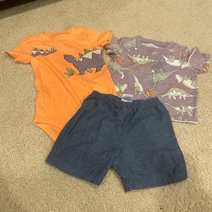Carters 24 month 3 piece short outfit